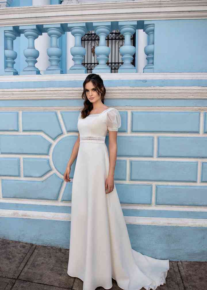 Plus-Size Empire Waist Wedding Dress