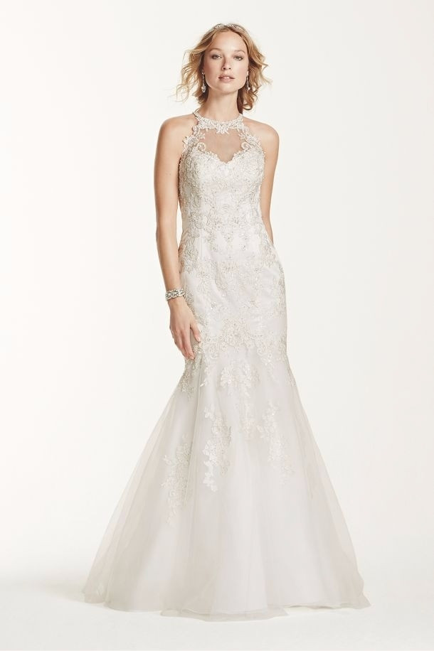 Wedding Dresses by David s Bridal Jewel Style WG3735