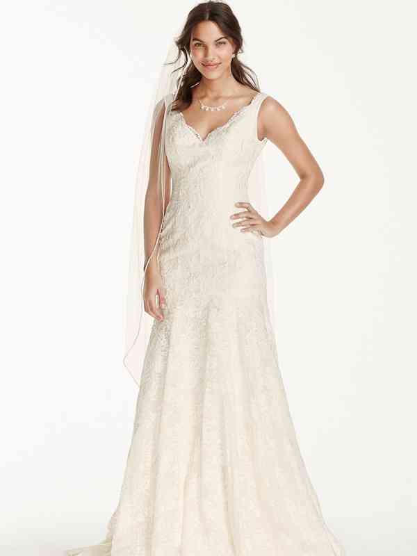 Wedding Dresses by David's Bridal - Jewel Style WG3757 