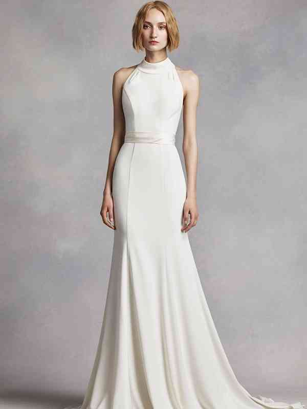Wedding Dresses by David's Bridal - White by Vera Wang Style VW351263 