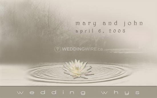 Wedding Whys