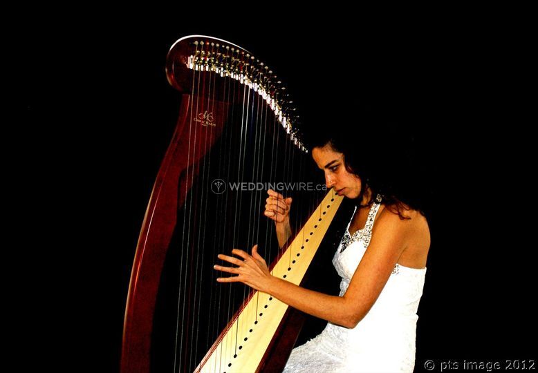 Kamila Harpist in Montreal