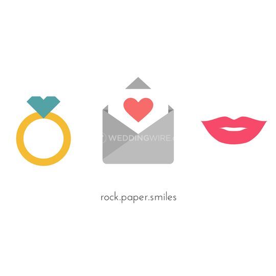 Rock Paper Smiles Invitation Co