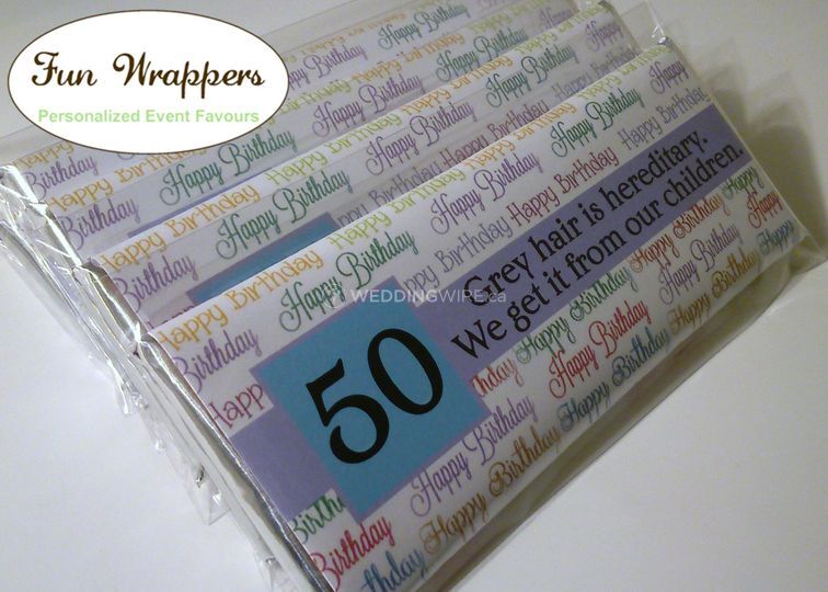 Fun Wrappers Personalized Event Favours