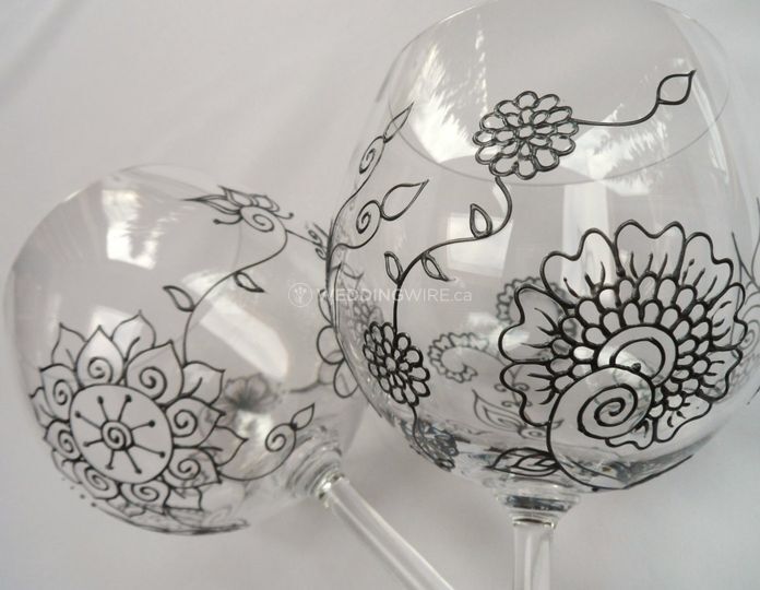 Mehndi Glass