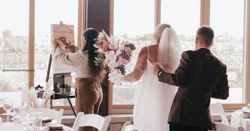 Catarina Cruzeiro Live Wedding Painter