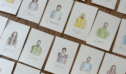 Marli Mounsey Illustrations - Live Guest Portrait Artist