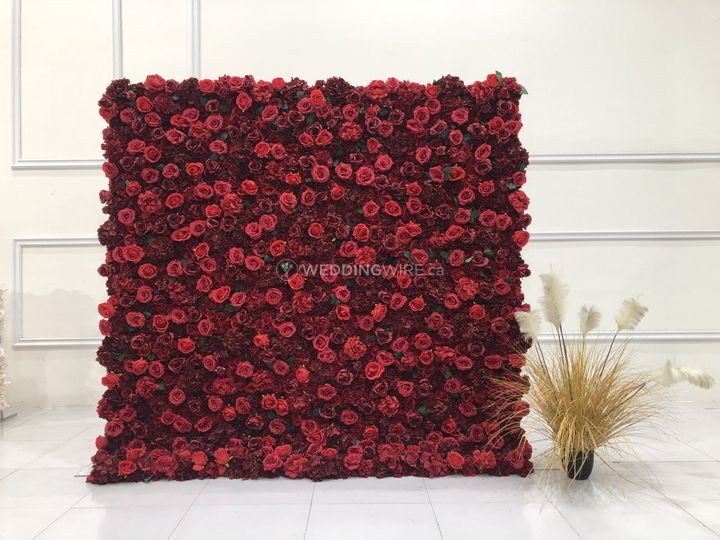 Wall Blooms Premium Flower Wall Rental