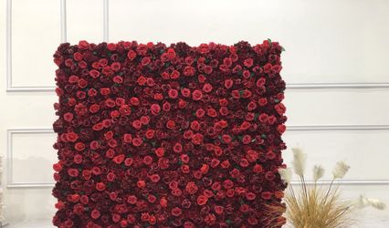 Wall Blooms Premium Flower Wall Rental