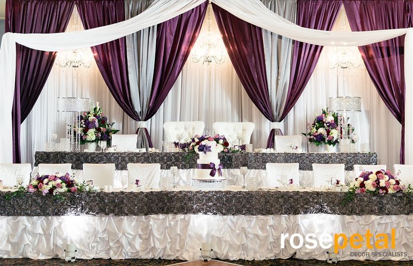 Rosepetal decor