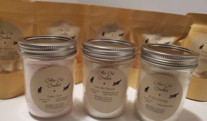 Collie Cat Candles