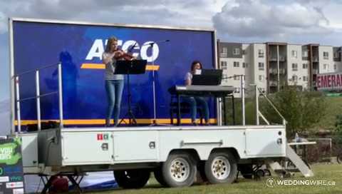Performing at the Symon's Valley Fun Day Sept 2019