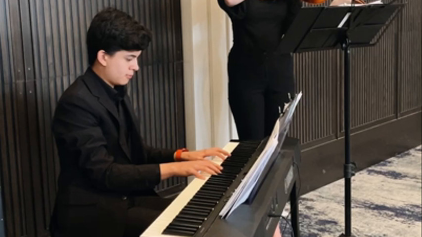 Violin and Piano Wedding Reception
