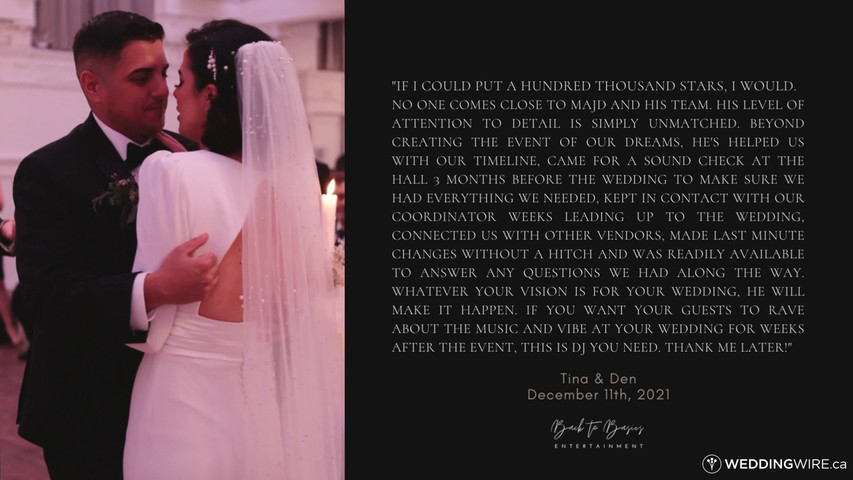 Tina & Den - Wedding Recap (December 11th, 2021)