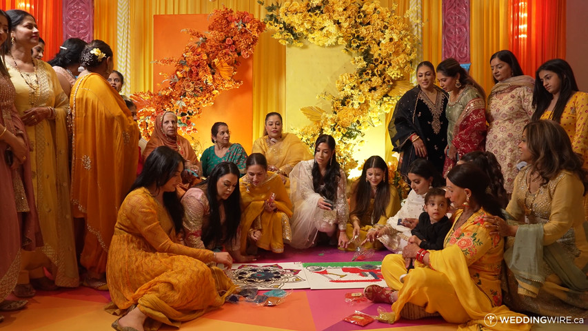 Haldi Decoration 