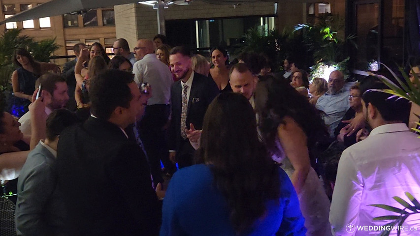 Scott performing a Wedding at The Chase