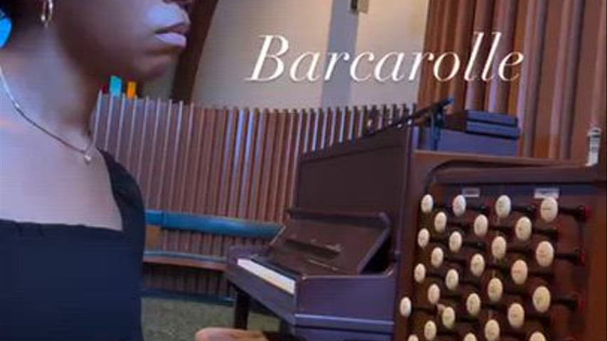 Organ Performance - Barcarolle 
