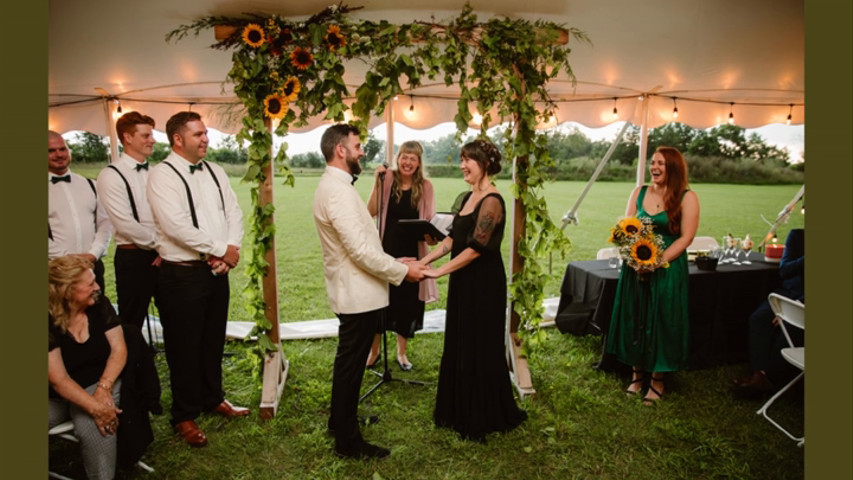 Late Summer Wedding at Slake Brewing