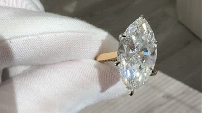 10-Carat Custom Marquise