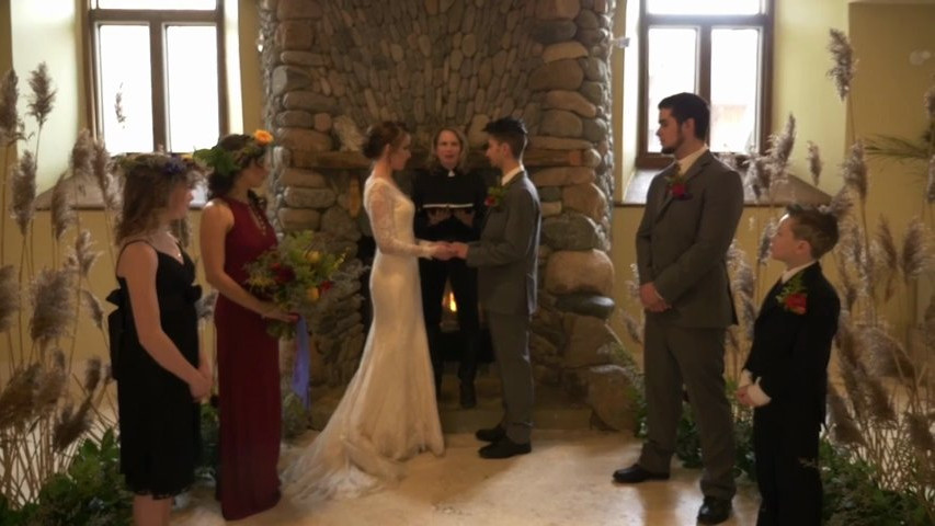 Harry Potter inspired wedding photoshoot at Millbrook Cathedral