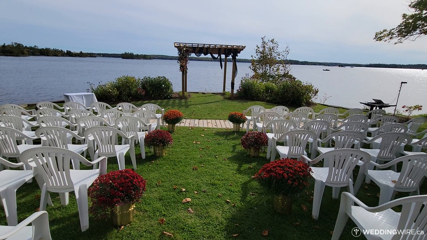Ceremony Setup at Viamede Resort