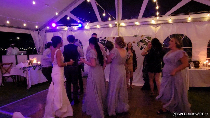 Barn/Tent Reception Wedding in the Kawartha Lakes