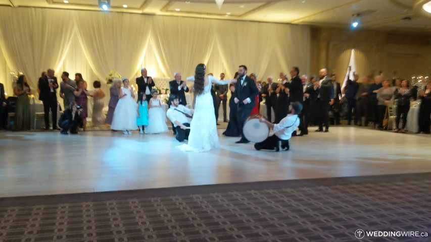 Exciting Lebanese Wedding Entrance