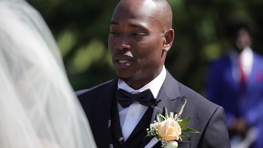 Leianne and Leon's wedding day