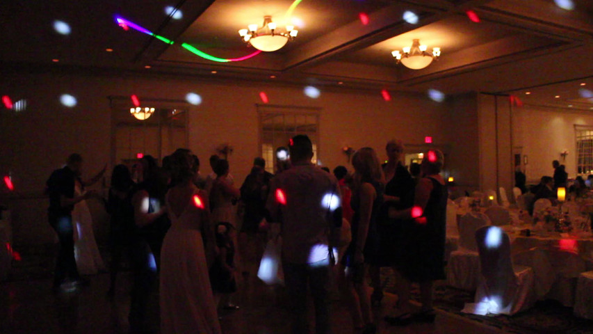 A wedding with our DJ services