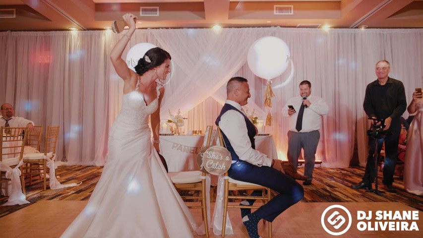 Pamela & Stefano - Shoe game blooper
