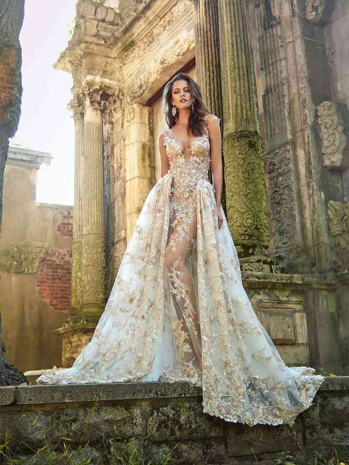 golden gown for bride