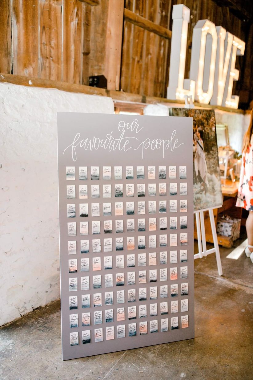 15 creative ways to display wedding escort cards