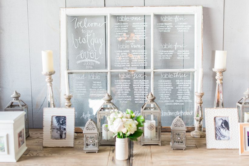 Wedding Guest Seating Chart Ideas