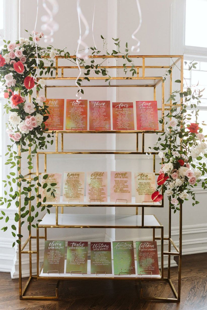 10 Creative Wedding Seating Chart Displays for Every Style of Celebration