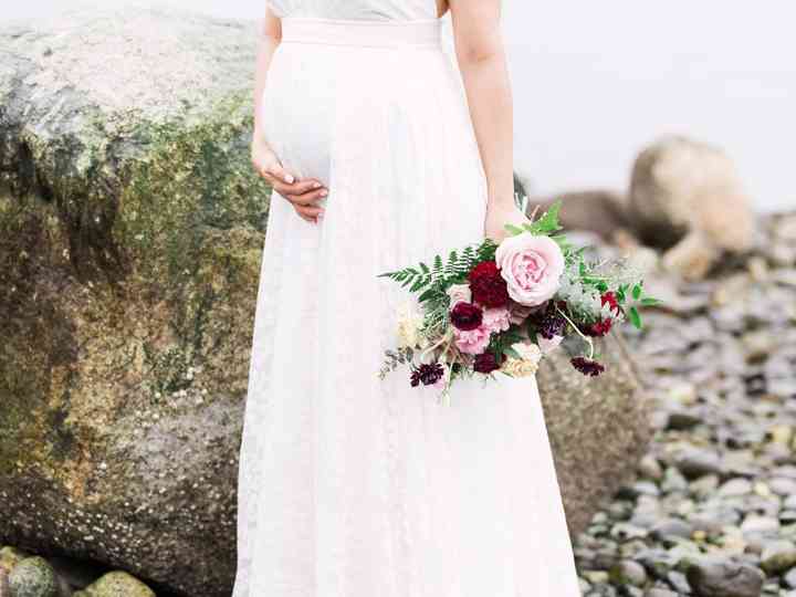 pregnant bride dress