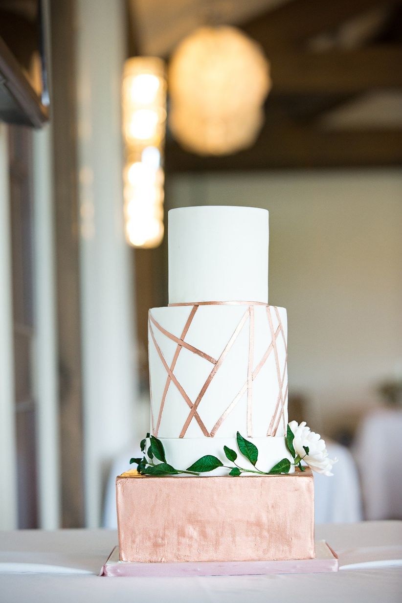 7 Geometric Wedding Cake Ideas We Re Totally Obsessed With