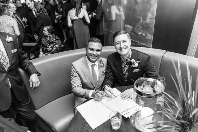 Keith & Glen's wedding 1