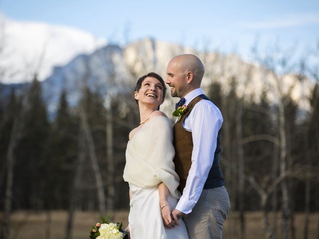 Ryan and Charlotte&apos;s wedding in Kananaskis, Alberta 1