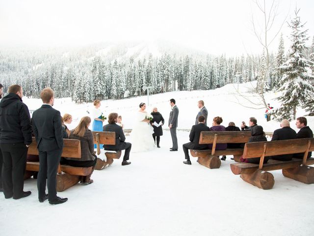 Mark and Jenn's wedding in Sun Peaks, British Columbia 11
