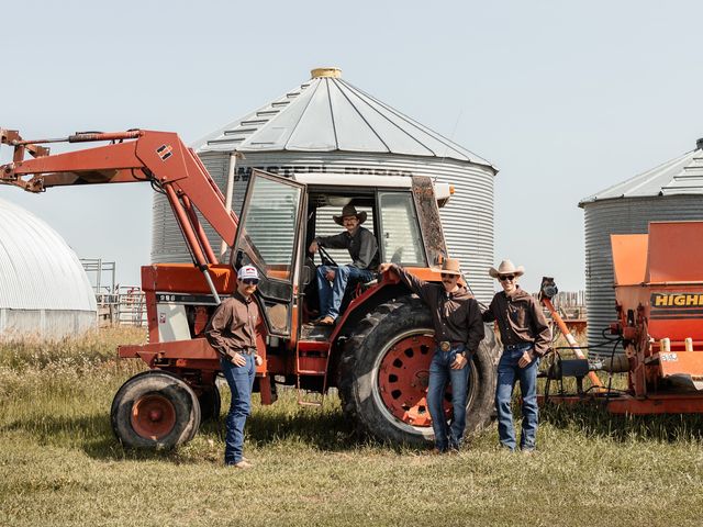 Teegan and Leighton's wedding in Cayley, Alberta 2