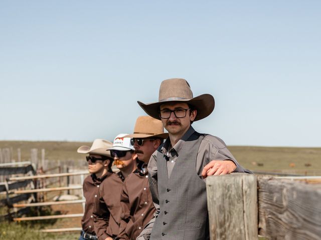 Teegan and Leighton's wedding in Cayley, Alberta 7