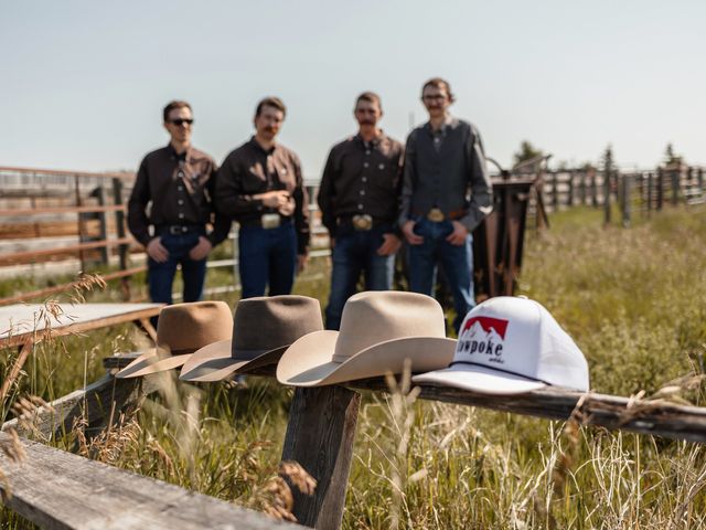 Teegan and Leighton's wedding in Cayley, Alberta 8
