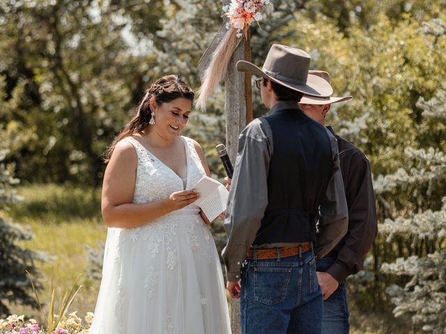 Teegan and Leighton's wedding in Cayley, Alberta 20