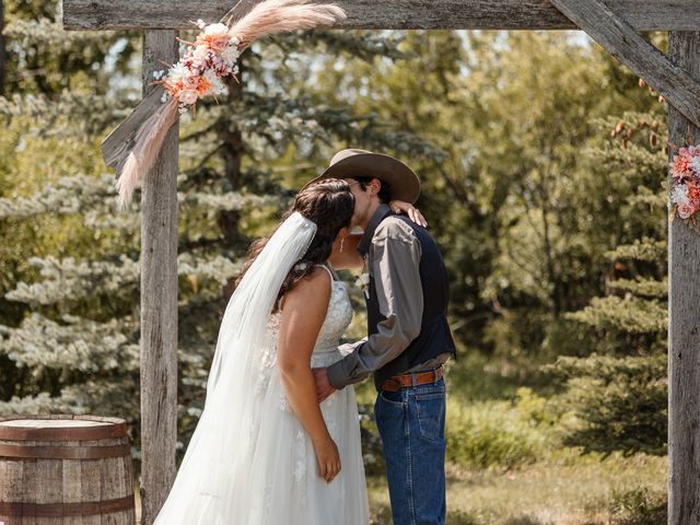 Teegan and Leighton&apos;s wedding in Cayley, Alberta 22