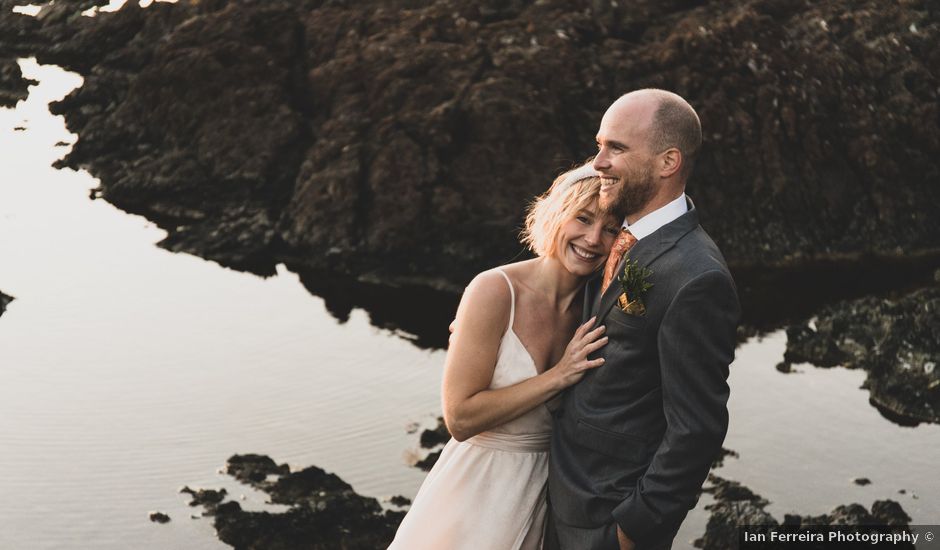 Kris and Emma's wedding in Ucluelet, British Columbia