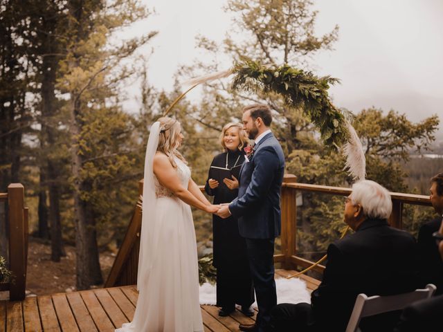 Robert and Jenny&apos;s wedding in Canmore, Alberta 17