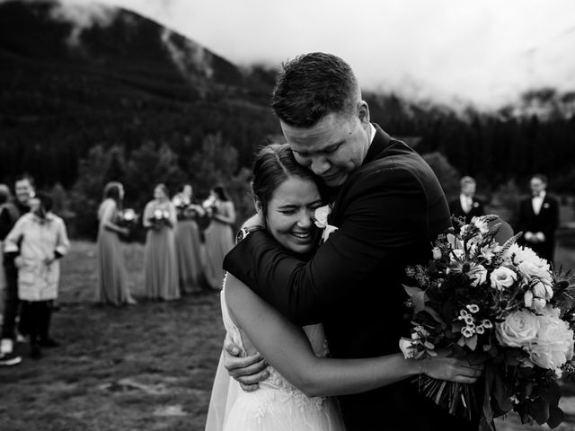 Kyle and Christina&apos;s wedding in Canmore, Alberta 73