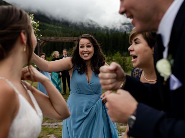 Kyle and Christina&apos;s wedding in Canmore, Alberta 77