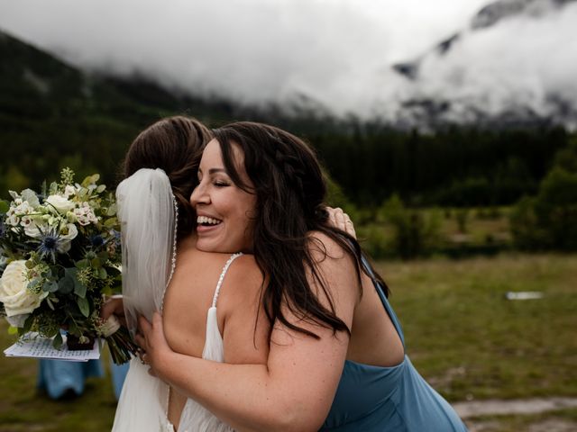 Kyle and Christina&apos;s wedding in Canmore, Alberta 78