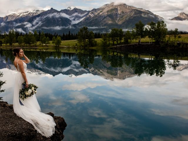 Kyle and Christina&apos;s wedding in Canmore, Alberta 90